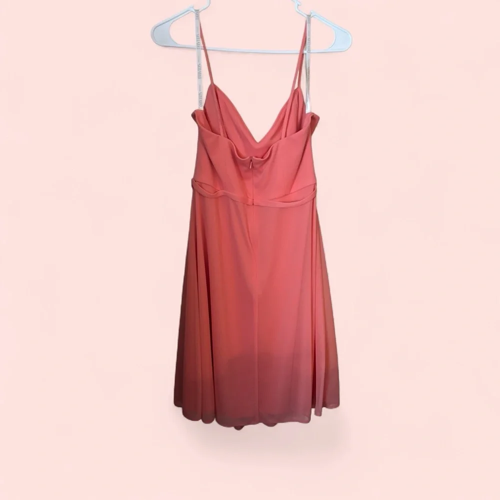 Coral Bridesmaids Dress or Homecoming/Prom Dress - Picture 4 of 6